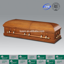 Ataúd y ataúd de chapa de roble americano estilo servicio de cremación